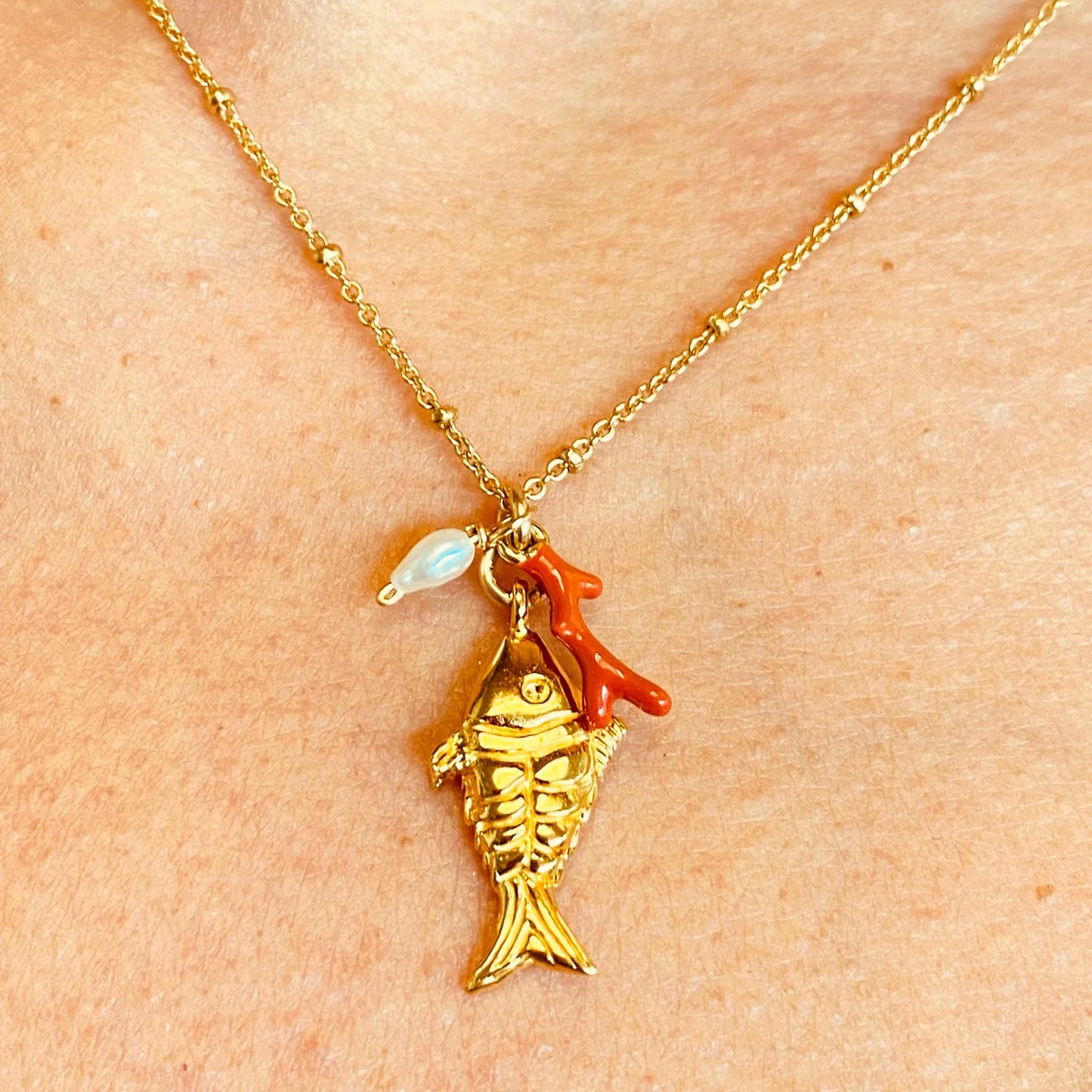 Fish Trio Necklace