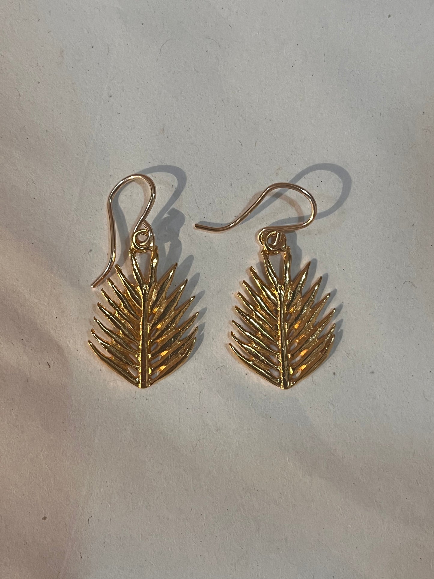 Medium Palm Fronds Earrings