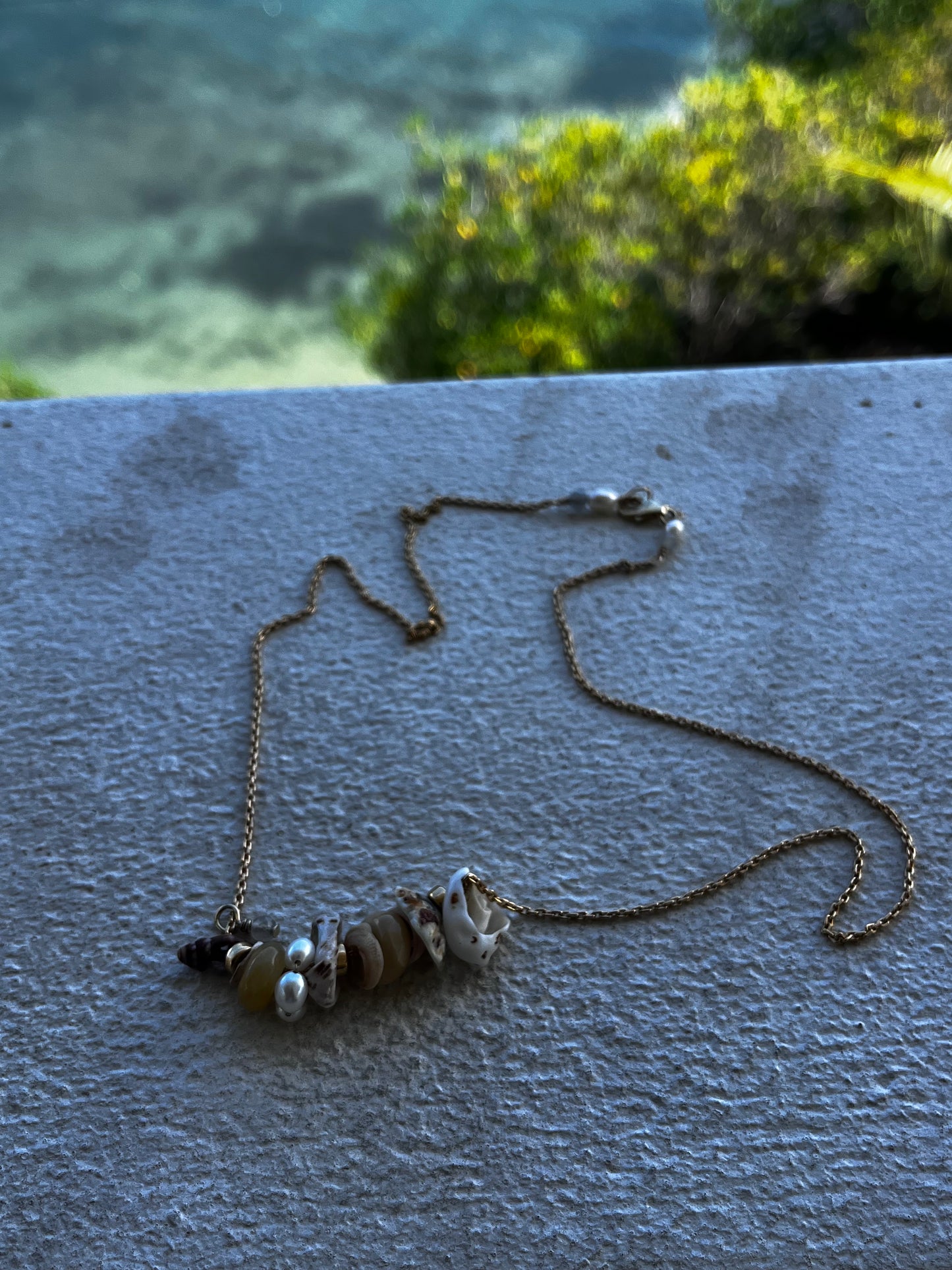 Island Treasure Cluster 14/20 Necklace