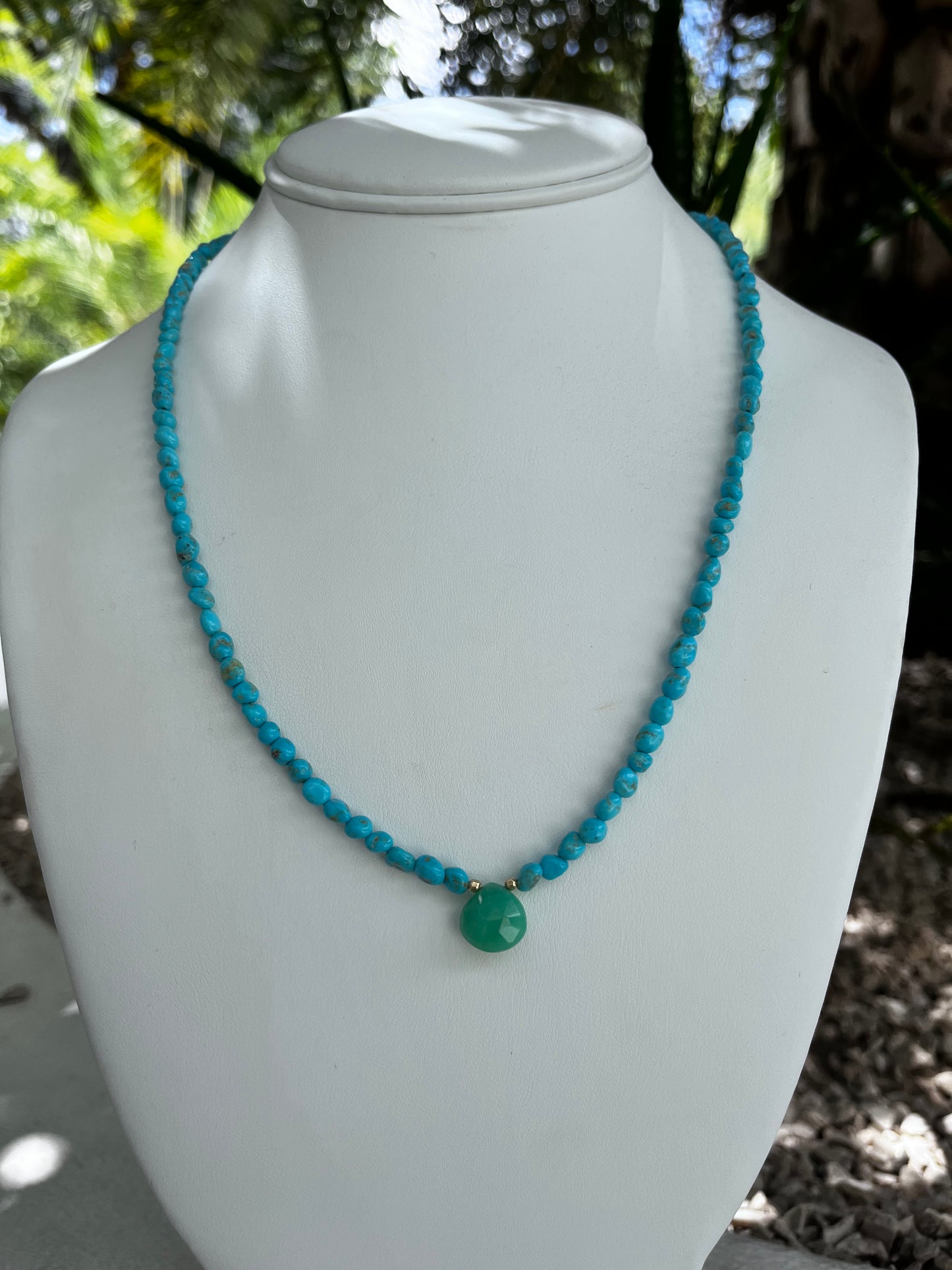 Turquoise & Chrysoprase Necklace
