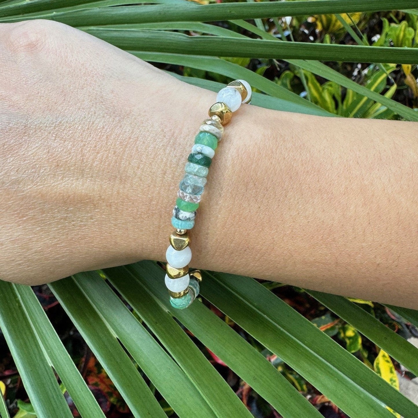Follow the Rainbow Pastel Gemstones Bracelet