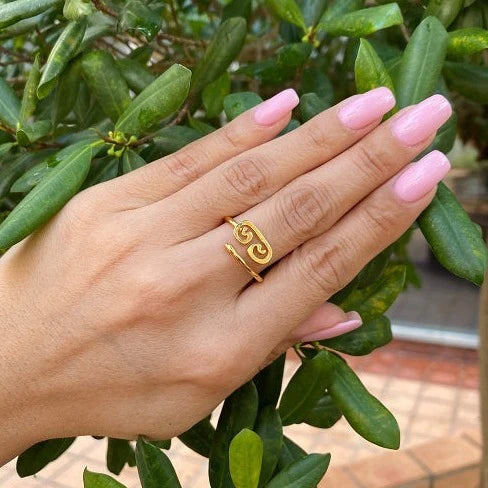 St. John Adjustable Petroglyph Ring