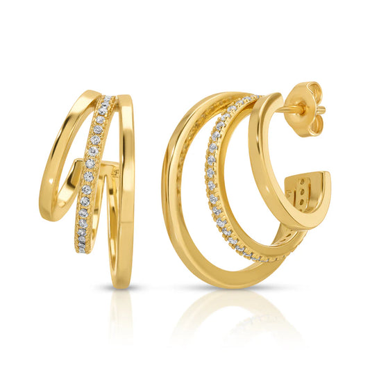 Rory Triple Hoop Earrings