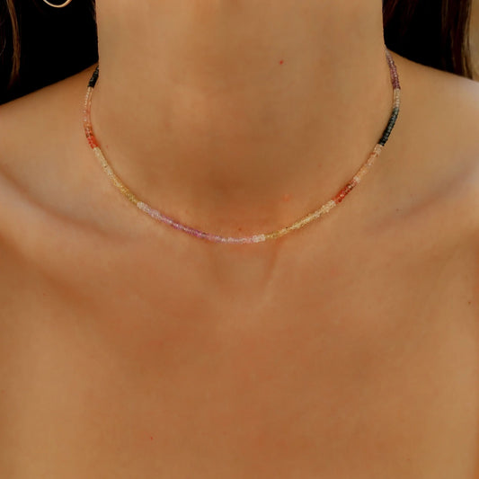 Rainbow of Sapphires Necklace