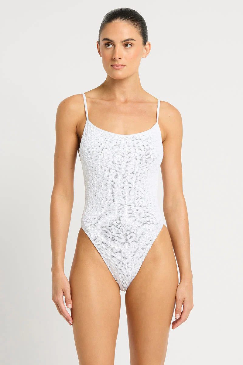 Low Palace One Piece - White Leopard