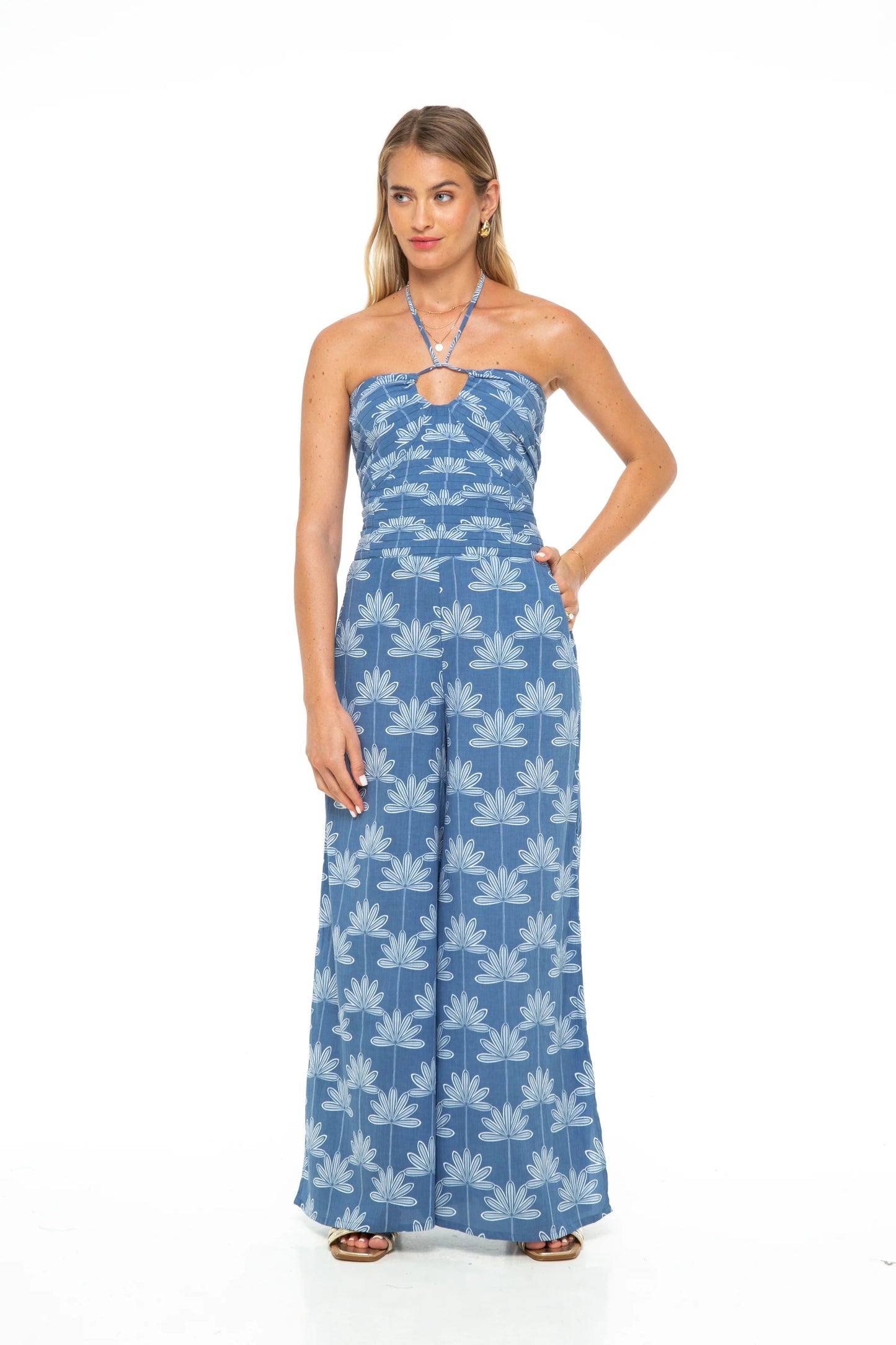 Planta Pleated Jumpsuit