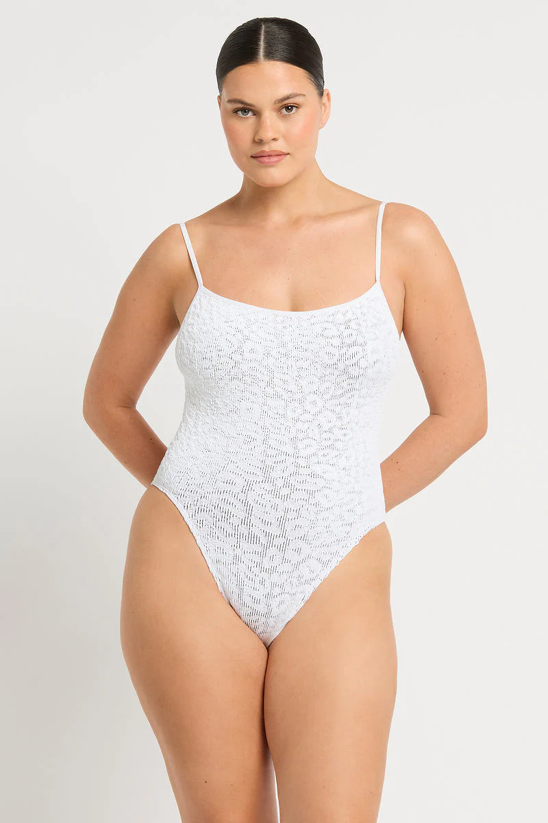 Low Palace One Piece - White Leopard