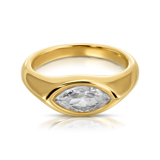 Sabrina Marquise Simulated Diamond Ring