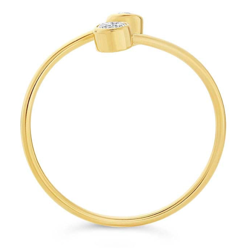 Adjustable CZ Ring
