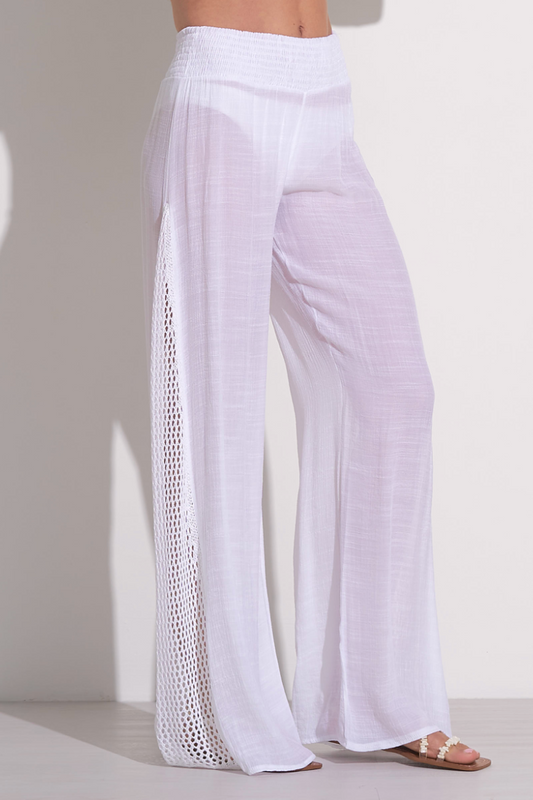 Loose Fit White Pants