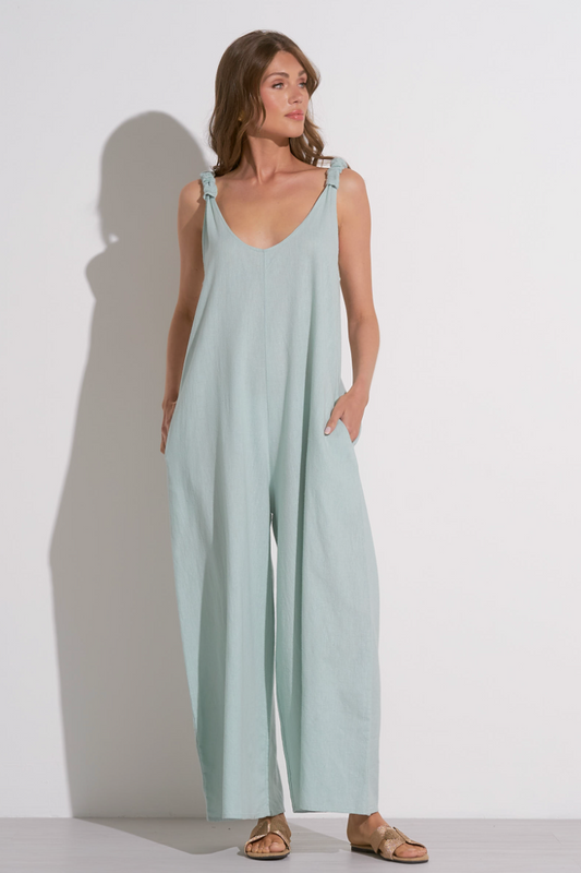 Teal Oversized Jumpsuit