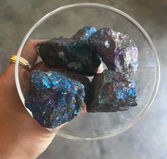 Chalcopyrite (Peacock Ore)