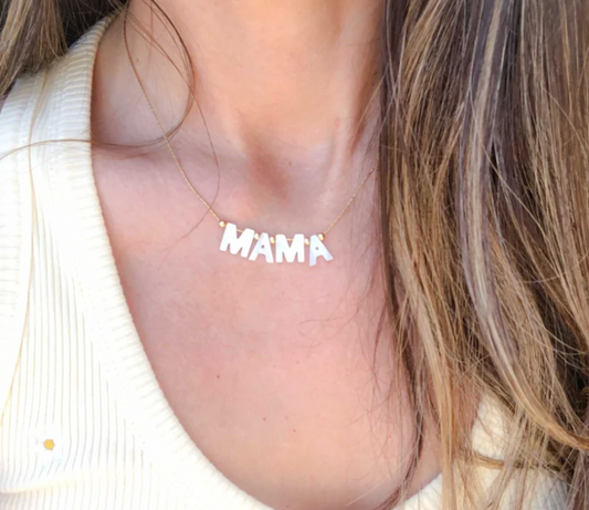 MAMA mother of pearl necklace