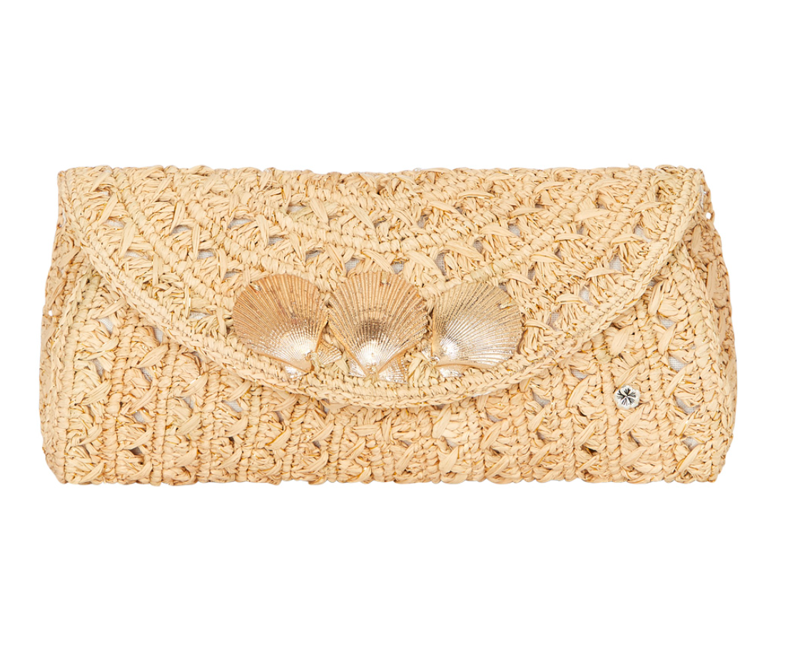 Donisa Natural/Gold Clutch