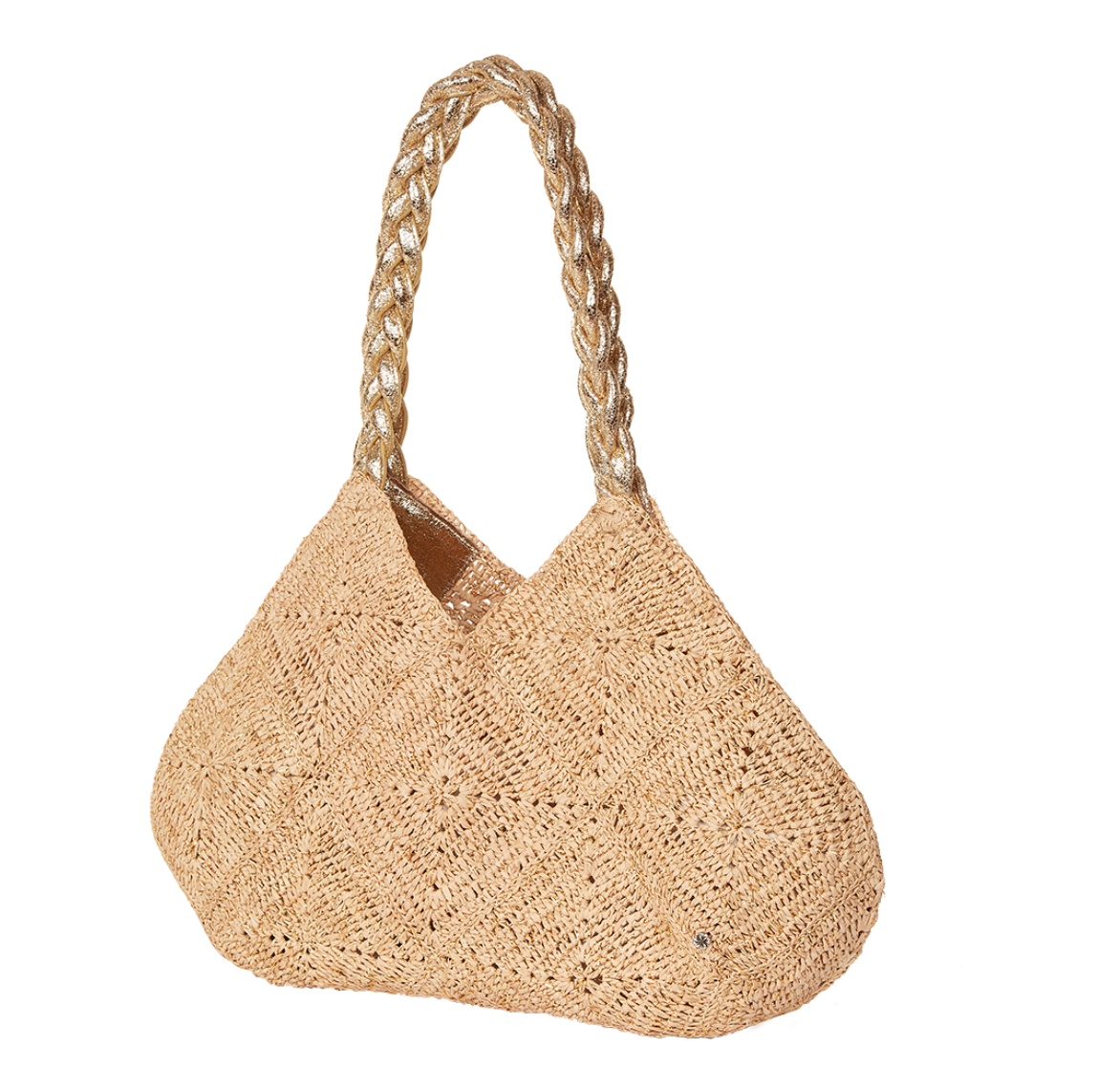 Foggia Lux - Natural/Gold Tote
