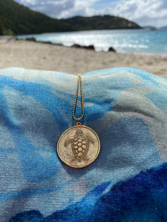 Turtle Coin Necklace