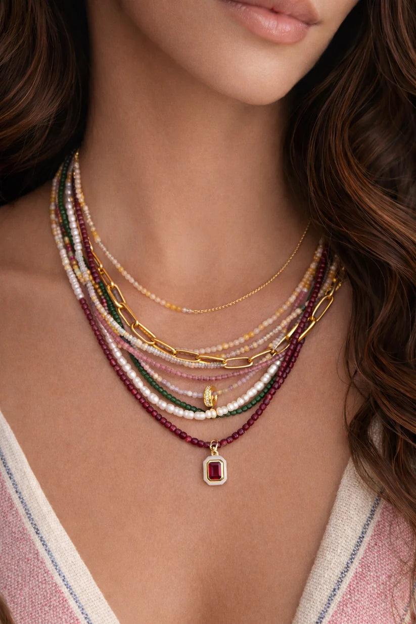 Sidekick Ruby Necklace