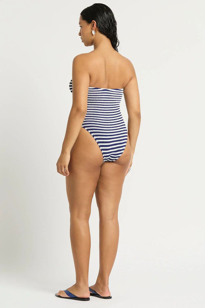 Blake One Piece - Navy/White