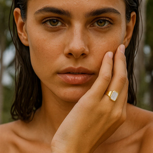 Twila Mother Of Pearl Ring