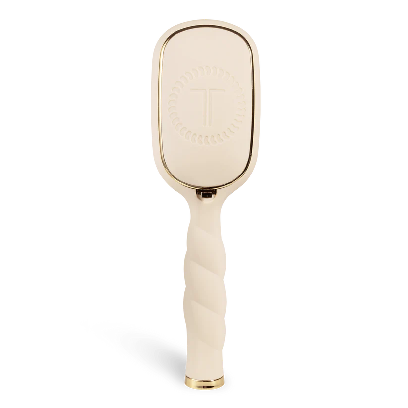 Teleties Detangler Hair Brush for Medium Hair – Tan - Full Size