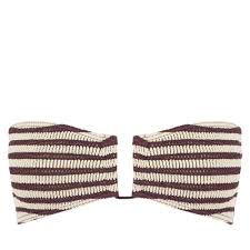 Blake Bandeau - Sable Dot Stripe