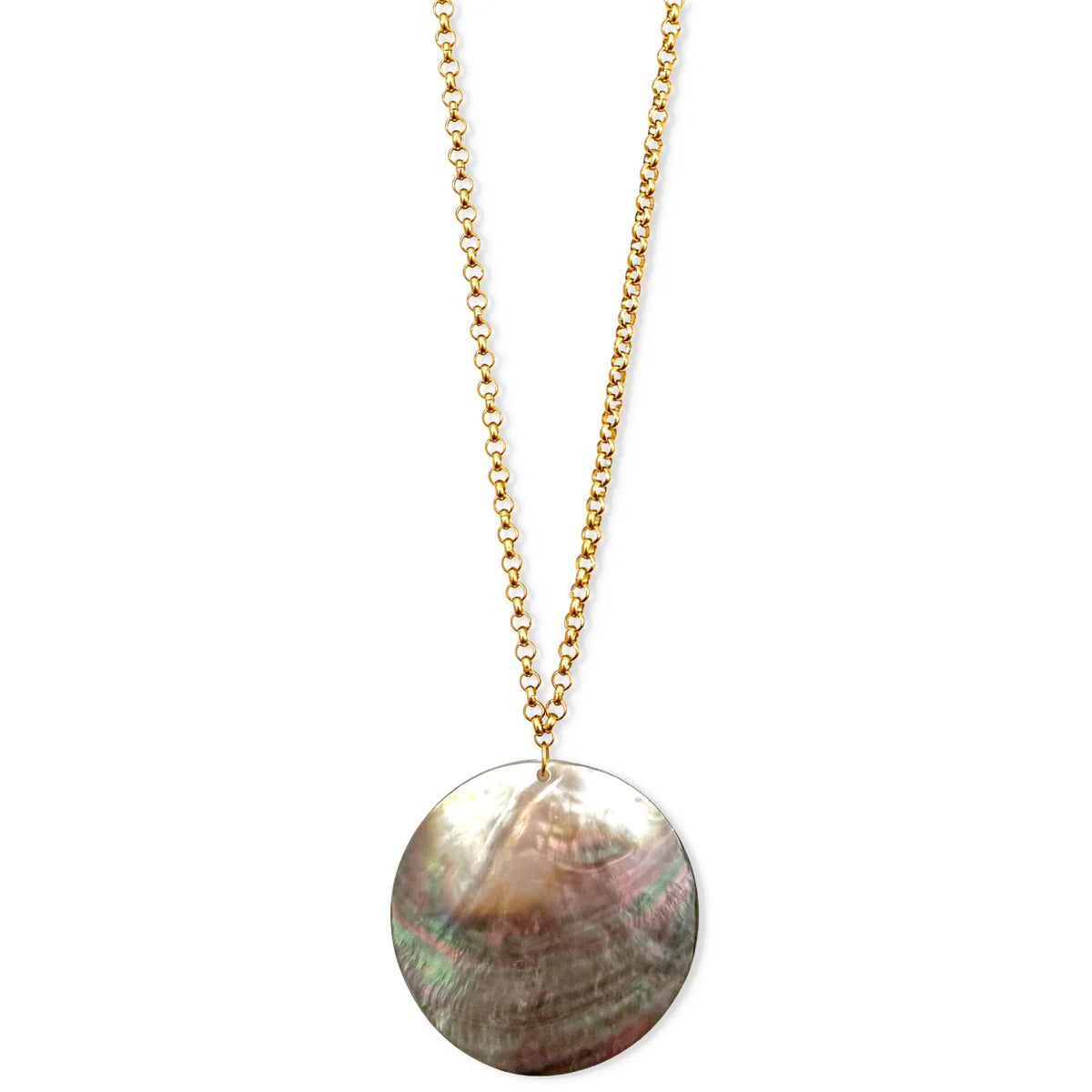 Julane Mother Of Pearl Shell Pendant Necklace