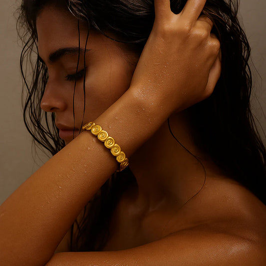 Chrishell Shell Bangle Bracelet