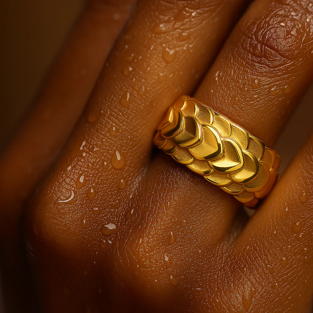 Charlize Fish Scale Ring
