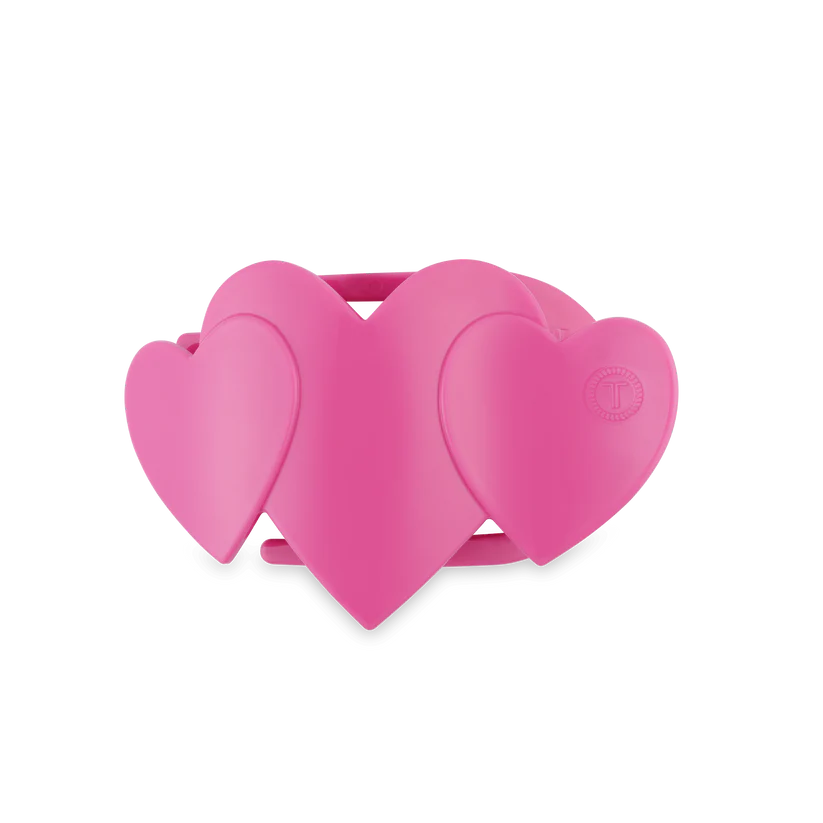 Teleties Heart Flat Clips