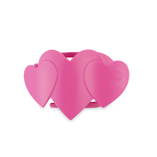 Teleties Heart Flat Clips