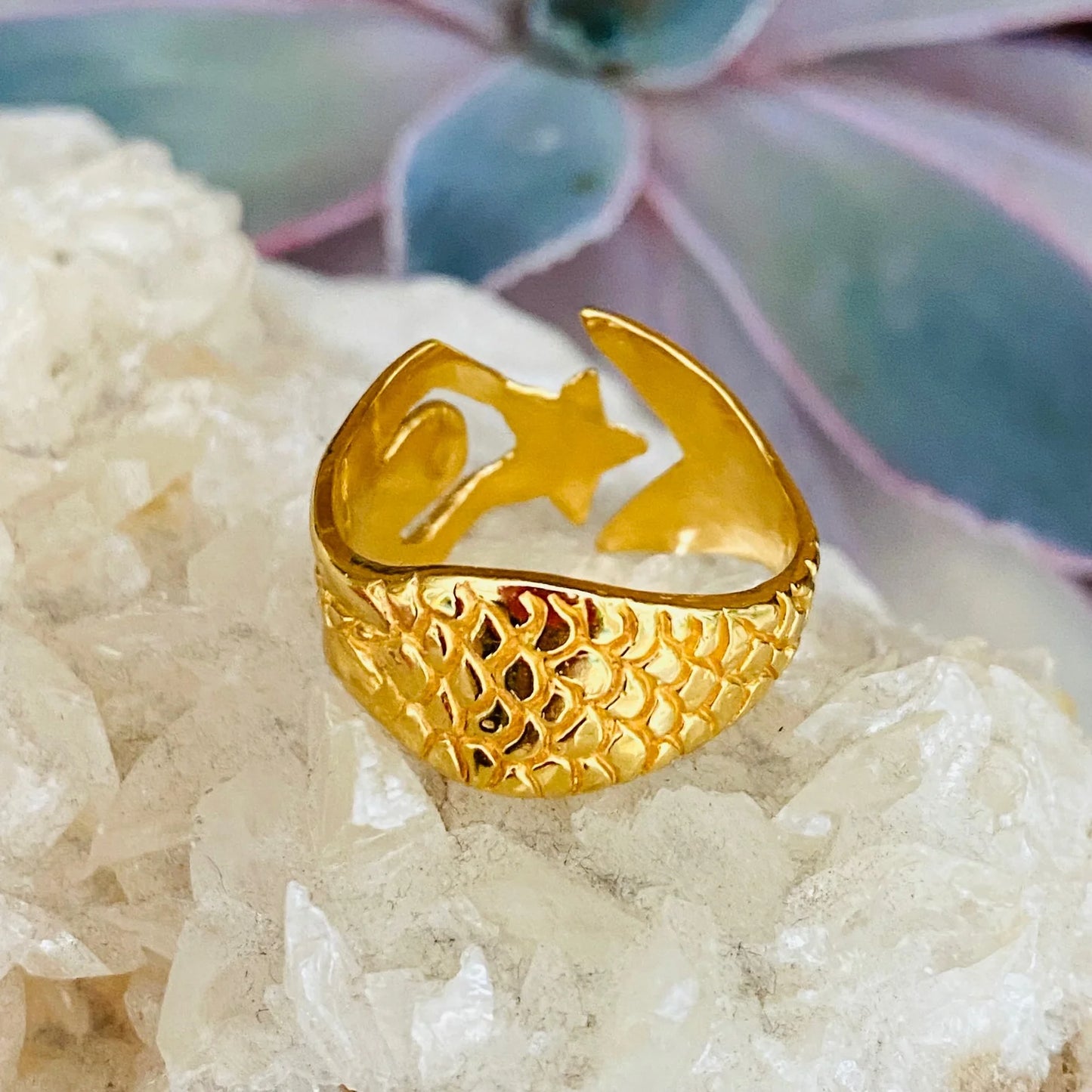 She’s My Lady Adjustable Mermaid Ring