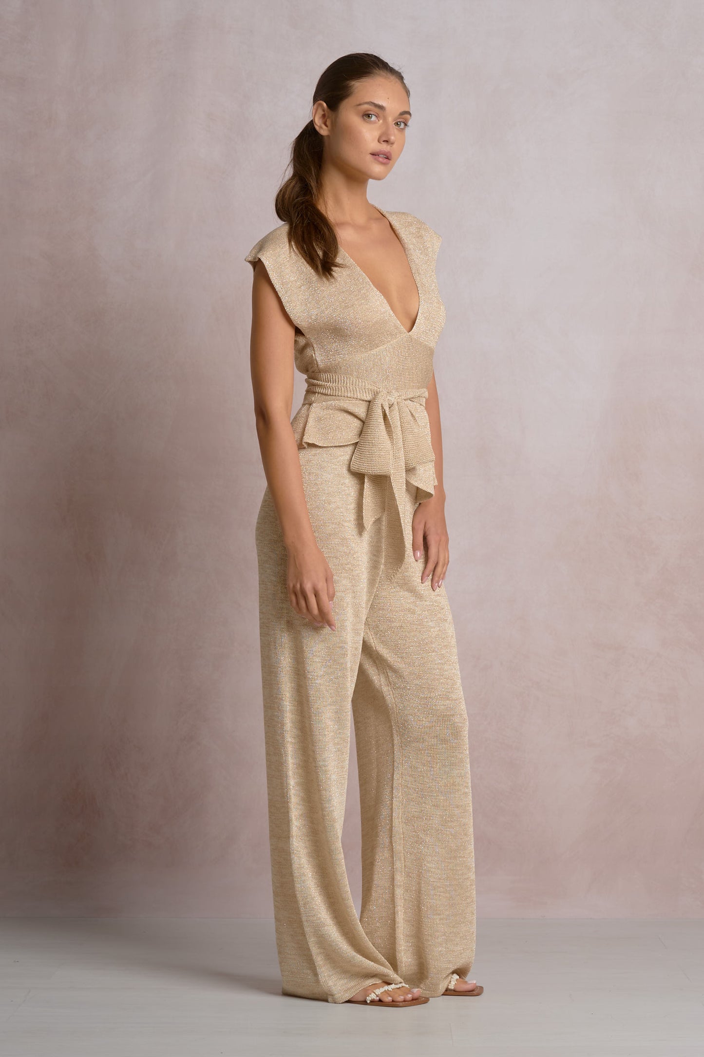 Naturall Plunge Neck Top